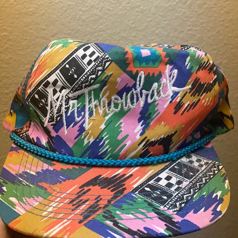 Colored funky mr throwback hat